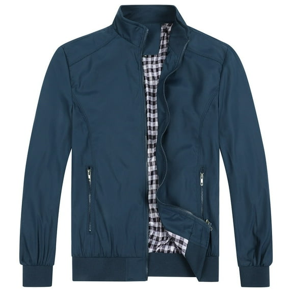 Cloudstyle Men's Lightweight Casual Jackets Full-Zip Windbreakers Fashion Jackets Outerwear