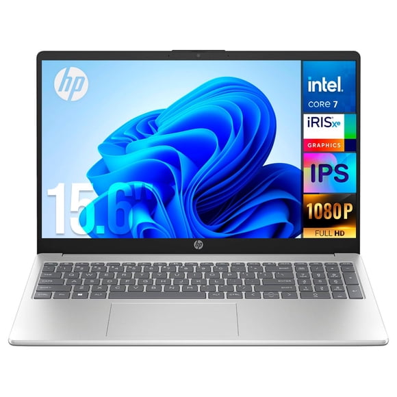 Laptop HP 15 15-fd0127dx Intel Core I7 1355U 16GB 512GB SSD Pantalla 15.6 IPS FHD Touch Windows 11 Teclado Ingles