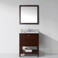 thumbnail image 2 of Virtu Winterfell 30'' Single Bathroom Vanity Set with White Marble Top and Mirror, 2 of 6
