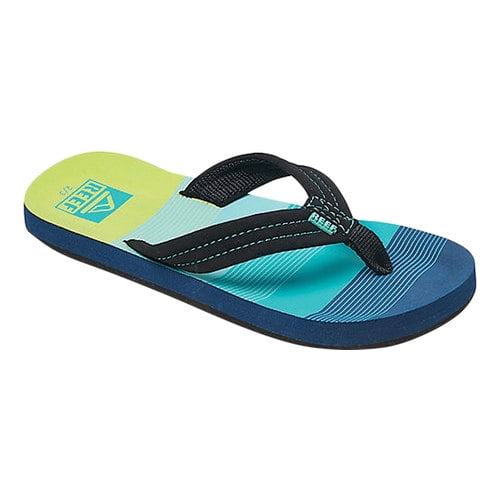 Boy's Surf Spots Hawaii Slippers Flip Flops Sandals Kids Size 1 