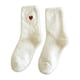 thumbnail image 2 of Adornos para San Valentín, calcetines blancos acolchados, calcetines gruesos de lana para otoño e invierno, calcetines cálidos y acogedores de nailon y licra., 2 of 6