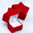 thumbnail image 3 of MasteelfCA 4pcs Red Creative Pentagram Shape Jewelry Case Necklace Earring Ring Container Christmas Packing Box Jewelry Box Holder, 3 of 7