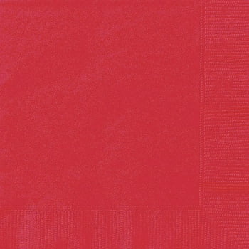 Way to Celebrate! Red Paper Luncheon Napkins, 6.5in, 24 Count