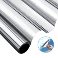 thumbnail image 2 of 2/3/5M One Way Mirror Window Film Vinyl Self-adhesive Reflective Solar Film Privacy Window Tint for Home Silver Glass Sticker, 2 of 7