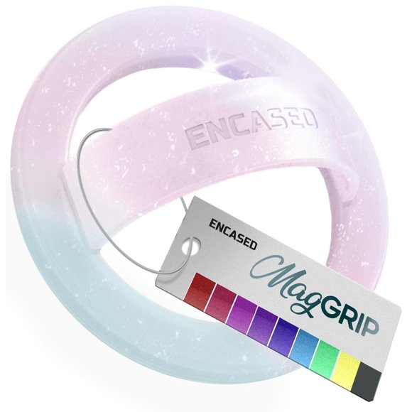 Soporte de agarre para teléfono con asa para dedos de silicona para iPhone