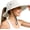 pure-beige, variant on Minzimin 1Pcs Ponytail Sun Bucket Hats for Women UV Protection Foldable Mesh Wide Brim Hiking Beach Fishing Summer