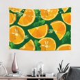 thumbnail image 2 of Xecao Orange Print Tapestry, Wall Hanging Room Funny Decor, Backdrop Room Decor for Bedroom Living Room dormitory, 2 of 8