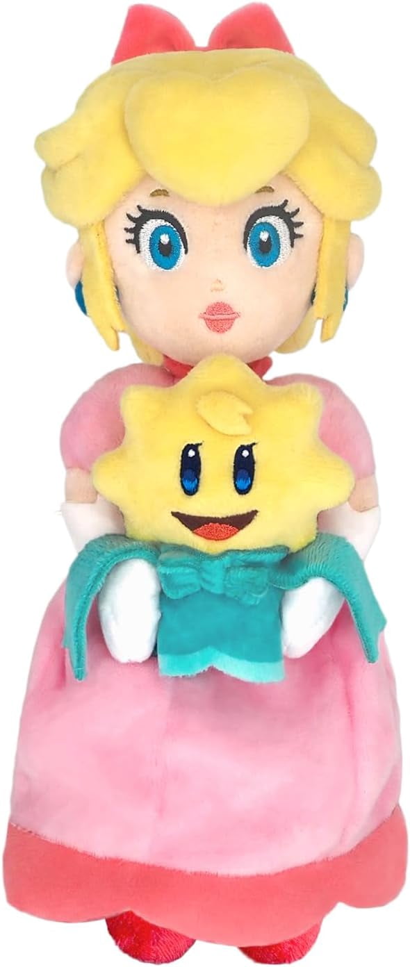 Little Buddy Princess Peach: Showtime! Peach & Stella Plush, 10"