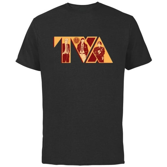 Marvel Loki TVA Mobius and Hunter-B15 - Short Sleeve Cotton T-Shirt for Adults - Customized-Black