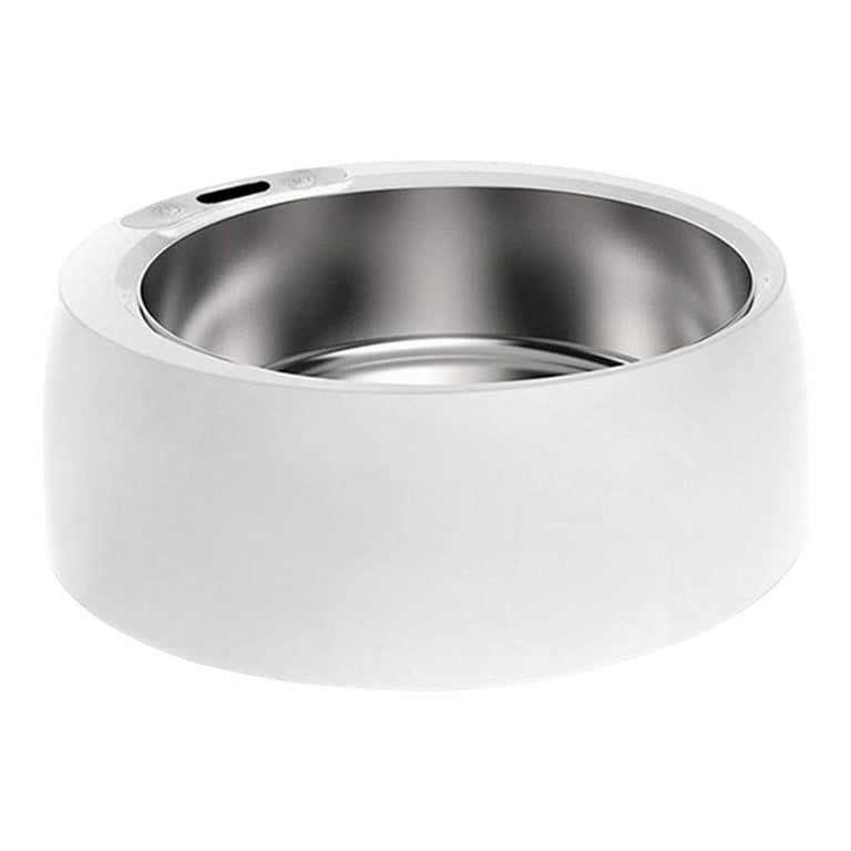 Heated Bowl Stainless Steel Thermal Bowl Water Food Dish Winter