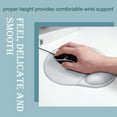 thumbnail image 3 of Wrist Rest Mouse PadGray Mouse Pad Wrist Support Durable Nonslip PU Bottom Comfortable Support For Game ANGGREK Universal, 3 of 7