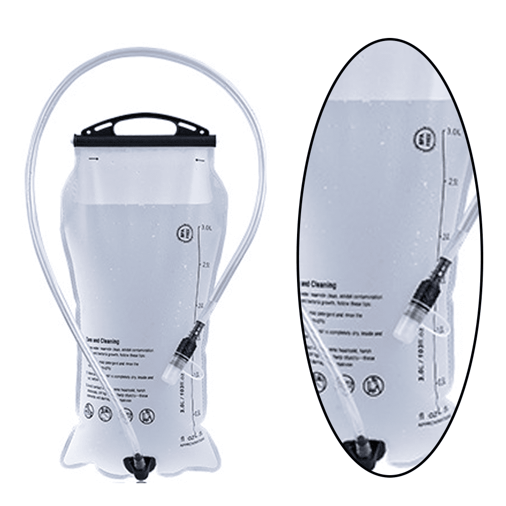 Soft Water Bottle | Shrink As You Drink Soft Flask for Hydration Pack | Folding Water Bottle Ideal