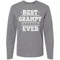 thumbnail image 3 of Inktastic Best Grampy Ever Grandpa Long Sleeve T-Shirt, 3 of 5