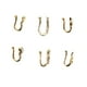 thumbnail image 1 of Anillos de nariz falsos con clip, 6 anillos de nariz falsos, joyería, anillo de nariz falso, aro elegante y estético, 1 of 9