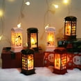 thumbnail image 4 of Aosijia Christmas Candle Lanterns Vintage LED Lantern Decorative Xmas Snowman Santa Claus Deer Hanging Lantern Decor Christmas Tabletop Decor Candle Holders for Home Wedding Party Decoration, 4 of 6