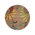 thumbnail image 2 of Rugsotic Carpets Hand Tufted Wool Eco-Friendly Area Rugs - 10'x10', Round, Camel, Modern Contemporary Design, High Pile Handmade Anti Skid Rugs for Living Room, Bed Room (K00219), 2 of 7