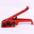thumbnail image 4 of Banding Strapping Tool Manual Strapping Tools Packaging Tools Strapping Machine Heavy Duty Poly Strapping Tensioner for PP PET Strapping (Red), 4 of 7
