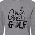 thumbnail image 4 of Inktastic Girls Gotta Golf Long Sleeve T-Shirt, 4 of 5