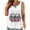 Style 1, variant on GERsome Plus Size American Flag Tank Tops Womens 4th of July Patriotic T Shirts V Neck Sleeveless USA Flag Stars Stripes Graphic Tees L-4XL