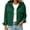 Army Green-01, variant on Women's Corduroy Crop Hooded Shacket Button Down Long Sleeve Jacket Fall Casual Outerwear