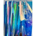 thumbnail image 4 of Metallic Transparent .3mm Blue Holographic Vinyl 54" Wide - Durable & Captivating Sold by Continuous Yard Ideal for Crafts/DIY, 4 of 7