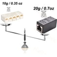 thumbnail image 3 of Paquete de 2 acopladores Rj45 acoplador de Cable Ethernet conector Lan en línea Cat7/Cat6/Cat5E adaptador extensor de Cable Ethernet hembra a hembra Ormromra CZDZ-HY3, 3 of 6