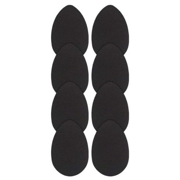 HJQEQVD 8pcs Non Slip Shoes Pads Adhesive Shoe Sole Protectors High Heels Anti Slip Shoe Grips (Black)