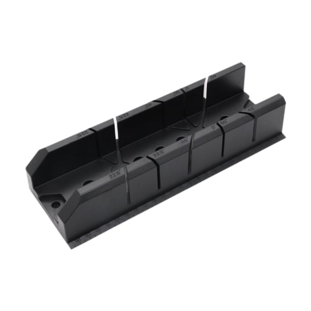 Caja de ingletes para sierra de almacenamiento Caja de sierra de mano para corte de madera Ranura para guía de mano Profesional 10 pulgadas
