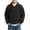 Black, variant on Boys Polo Sweatshirt Waffle Knit Button Placket Pullover Long Sleeve Collared Oversized Fit Daily Wear Navy Size 9