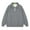 Grey, variant on Mens Sweatshirts Half Zip Neck Pullover Hoodless Poloshirts Solid Color Long Sleeves Warm Sweatshirt