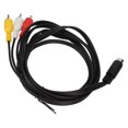 thumbnail image 2 of Mini DIN 10 Pin to 3 RCA Cable Male to Male Clear Signal Video Adapter Cord for TV Monitor Projector 5.9ft, 2 of 5