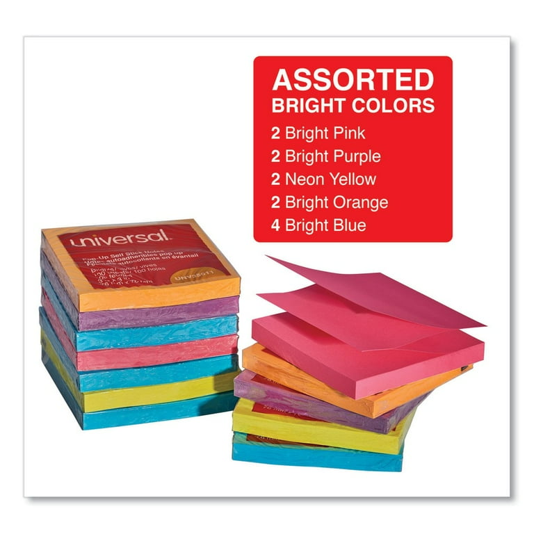 Amazon.com : Universal Fan-Folded Self-Stick Pop-Up Note
