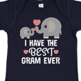 thumbnail image 4 of Inktastic Best Gram Ever Grandchild Boys or Girls Baby Bodysuit, 4 of 5
