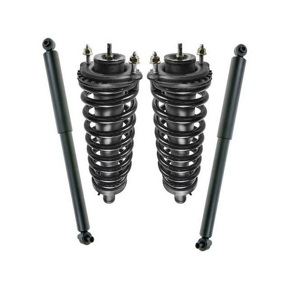 Shock Absorber and Coil Spring Assembly Set 4 Piece - Compatible with 2005 - 2009 Saab 9-7x 2006 2007 2008