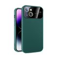 thumbnail image 1 of For iPhone 15 Large Glass Window PC Phone Case with Integrated Lens Film, 1 of 5