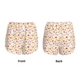 thumbnail image 5 of Lsque Cute Cartoon Mushrooms Printed Women's Running Shorts with Liner Pockets,Elastic Quick Dry Workout Athletic Gym Yoga Shorts,Womens High Waist Shorts-Large, 5 of 9