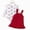 R001-Red, variant on NOLDARES Newborn Baby Girl Clothes Toddler Long Sleeve Ruffle Romper Top Infant Skirt Set Little Girl Overall Dress(Pink,9-12 M)