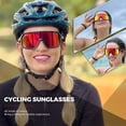 thumbnail image 2 of SCVCN-gafas de sol de ciclismo para hombre y mujer, lentes de sol con protección UV400 para deportes al aire libre, MTB, ciclismo, senderismo, 2 of 5