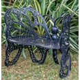 thumbnail image 2 of Butterfly Bench Black, 2 of 3