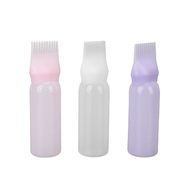 Botella De Peine Para Teñir El Cabello, Botella De Peine De Raíz De Cabello Profesional Portátil Para Peinar Para Peluquero Para Peluquería ANGGREK No