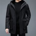 thumbnail image 3 of Invierno YXL-881 Nuevo estilo para hombre Supera el engrosamiento Abrigo largo medio cálido con forro interior de felpa Se puede usar más de una vez, 3 of 5