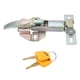 thumbnail image 1 of Engine Hood Lock, Engine Cover Lock Stainless Steel Standard Design Protection With 2 Keys For ZAX330 ZAX360-3 ZAX360-5 ZAX360-6, 1 of 8