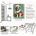 thumbnail image 2 of Moonow7 Vintage Christmas Dog Wall Art Poster, Retro Puppy Art Prints, Dog in Santa Suit Picture for Wall Decor in Living Room, Kids Room, Dorm, Cute Pet Lover Gift, Unframed Size 45x60cm / 18x24", 2 of 13