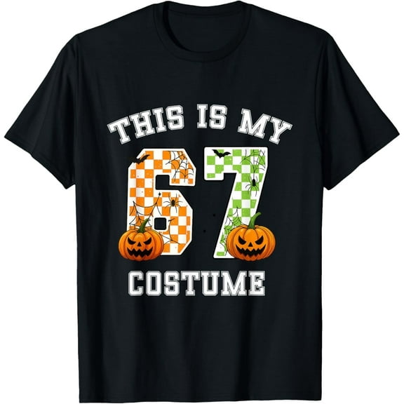 This is My Halloween 67 Costume Lazy Brainrot Meme Boys T-Shirt