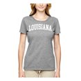 thumbnail image 2 of Wild Bobby State of Louisiana College Style Women Graphic Tee, 2 of 6