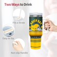 thumbnail image 3 of 40oz Tumbler with Handle and Straw, Portable Stainless Steel Vacuum Insulated Travel Coffee Mug Cup Water Bottle Fans Gifts for Men Women, 3 of 5