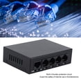 thumbnail image 3 of Conmutador de red ANGGREK Ethernet de 5 puertos DC 5V 10 100Mbps Enchufe estadounidense 100-240V, 3 of 8