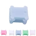 thumbnail image 2 of pitrice 100Pcs Embroidery Floss Craft Thread Bobbin Cross Stitch Plastic Storage Holder Sewing Needlecraft, 2 of 8