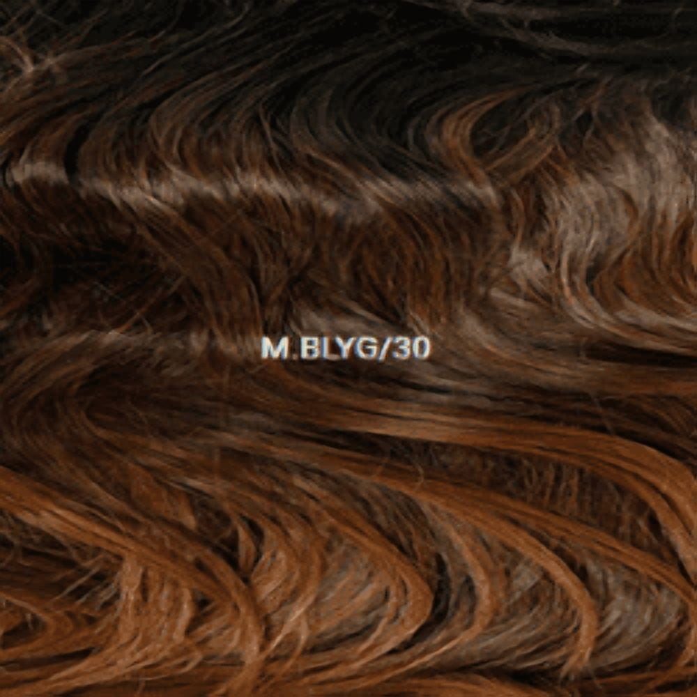 Janet Collection Remy Illusion X-Long Human Hair Blend HD Lace Front Wig - Paki