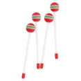 thumbnail image 4 of 12 Pcs Lollipop Drum Mallet Sticks Round Rainbow Hammer Percussion Drumsticks for Kids Child Musical Toy, 4 of 10